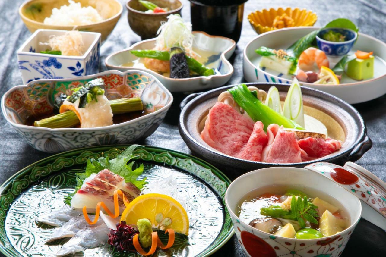 Yufuin Ryokan Dining Kitchen Zen Exterior foto
