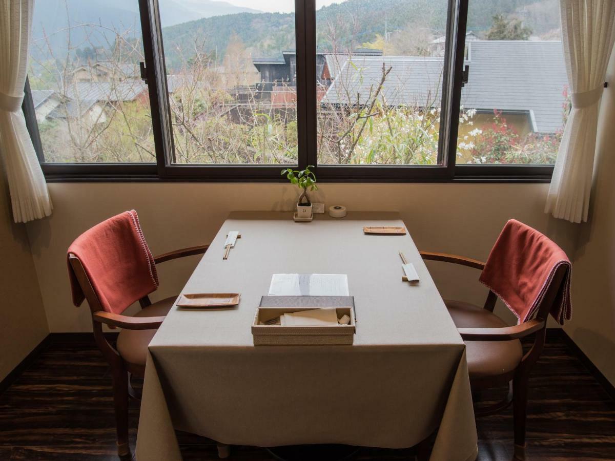 Yufuin Ryokan Dining Kitchen Zen Exterior foto