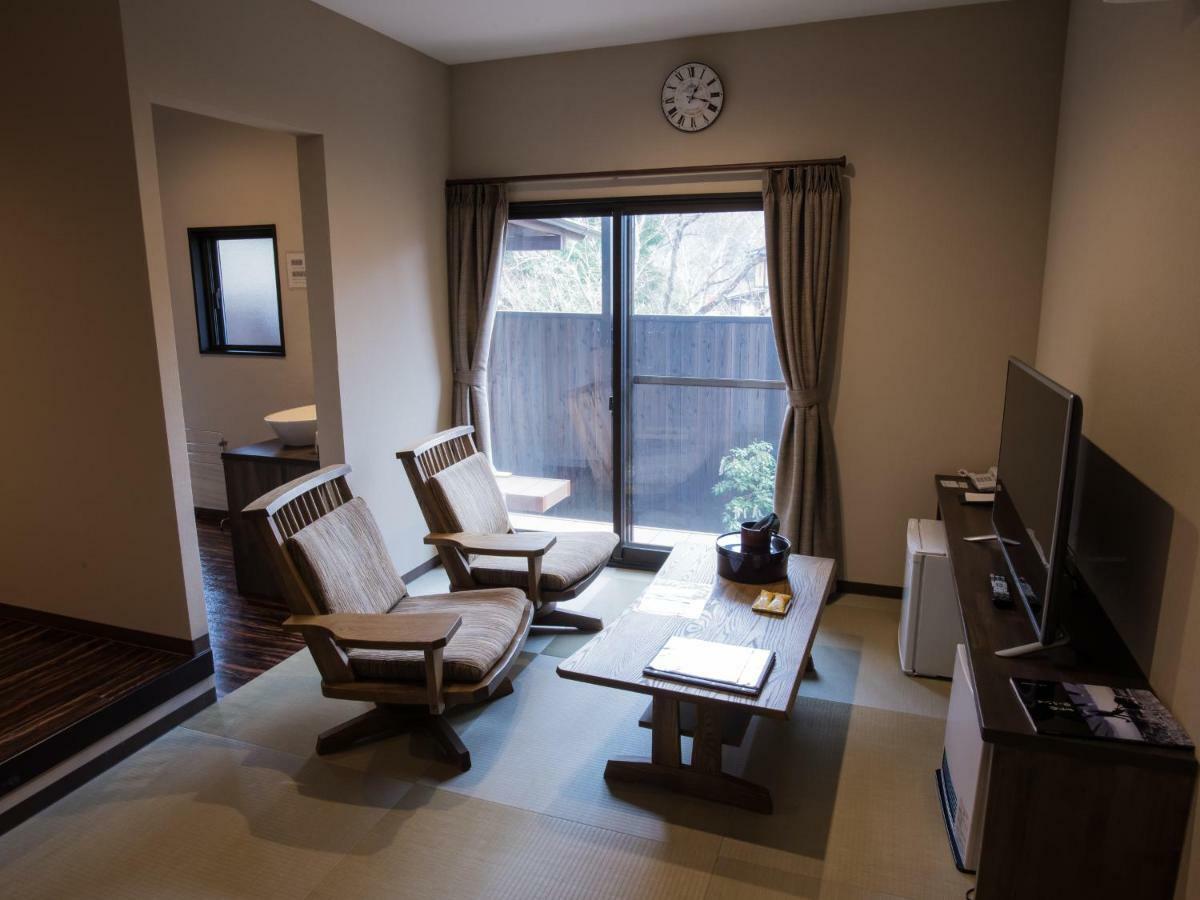 Yufuin Ryokan Dining Kitchen Zen Exterior foto